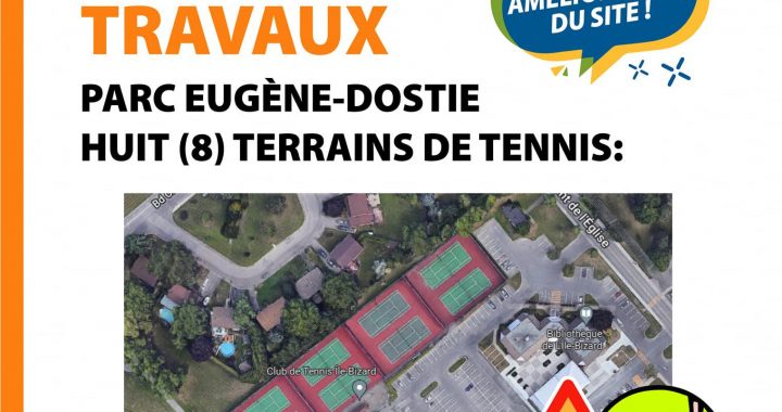 Travaux d’amélioration des terrains sportifs du parc Eugène-Dostie