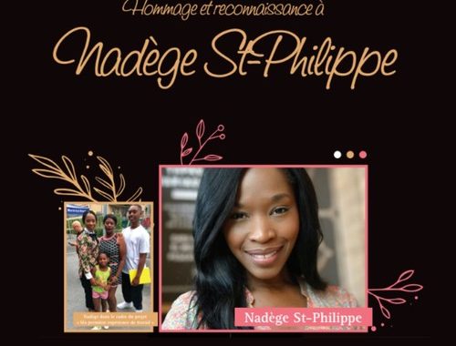 Hommage et reconnaissance à Nadège St-Philippe