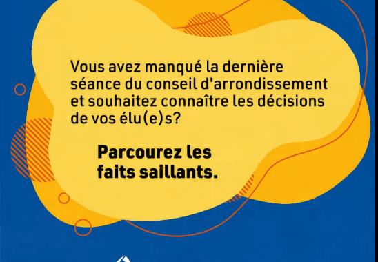 Les faits saillants du conseil d’arrondissement d’Ahuntsic-Cartierville du 11 octobre 2022