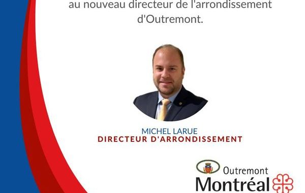 Michel Larue nommé à la direction de l’arrondissement d’Outremont